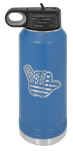 Load image into Gallery viewer, Shaka American Flag Laser Engraved Water Bottle (Etched)
