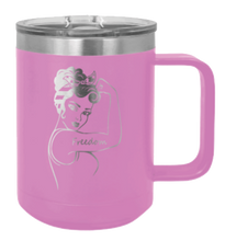 Load image into Gallery viewer, Freedom Girl Laser Engraved Mug (Etched)
