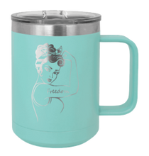 Load image into Gallery viewer, Freedom Girl Laser Engraved Mug (Etched)
