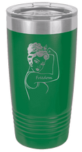 Load image into Gallery viewer, Freedom Girl Laser Engraved Tumbler
