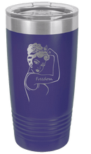 Load image into Gallery viewer, Freedom Girl Laser Engraved Tumbler
