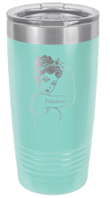 Load image into Gallery viewer, Freedom Girl Laser Engraved Tumbler
