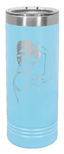 Load image into Gallery viewer, Freedom Girl Laser Engraved Skinny Tumbler (Etched)
