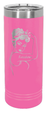 Load image into Gallery viewer, Freedom Girl Laser Engraved Skinny Tumbler (Etched)
