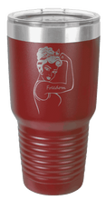 Load image into Gallery viewer, Freedom Girl Laser Engraved Tumbler
