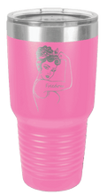 Load image into Gallery viewer, Freedom Girl Laser Engraved Tumbler
