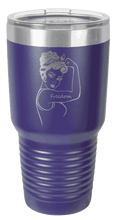 Load image into Gallery viewer, Freedom Girl Laser Engraved Tumbler
