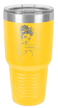 Load image into Gallery viewer, Freedom Girl Laser Engraved Tumbler
