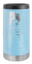 Load image into Gallery viewer, Freedom Girl Laser Engraved Slim Can Insulated Koosie
