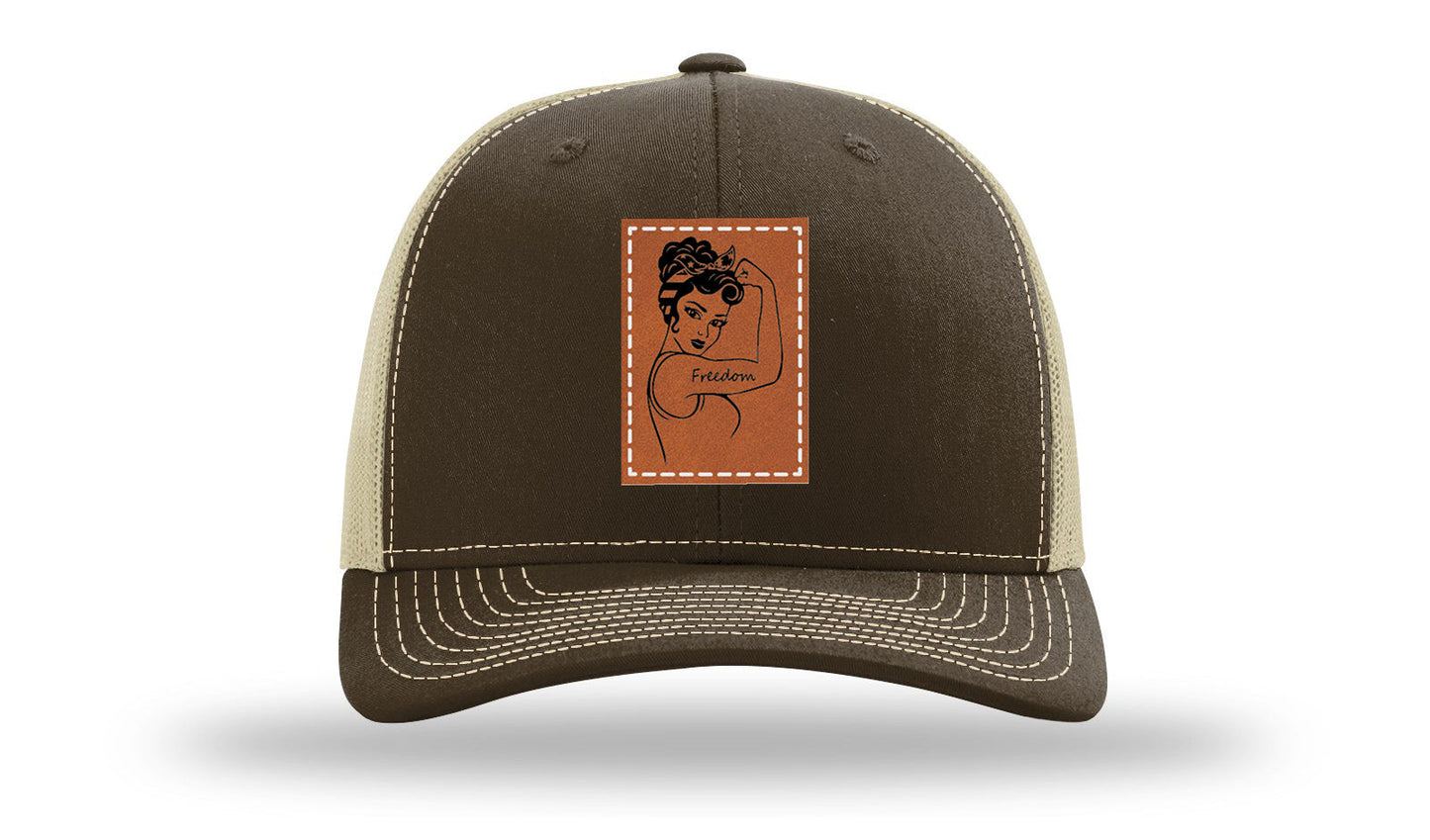 Freedom Girl Leather Patch Richardson 112 Hat