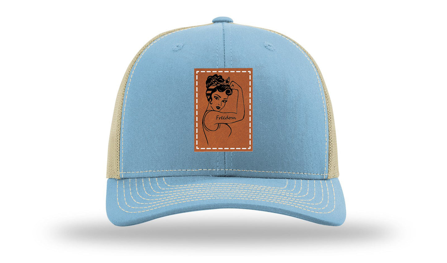 Freedom Girl Leather Patch Richardson 112 Hat