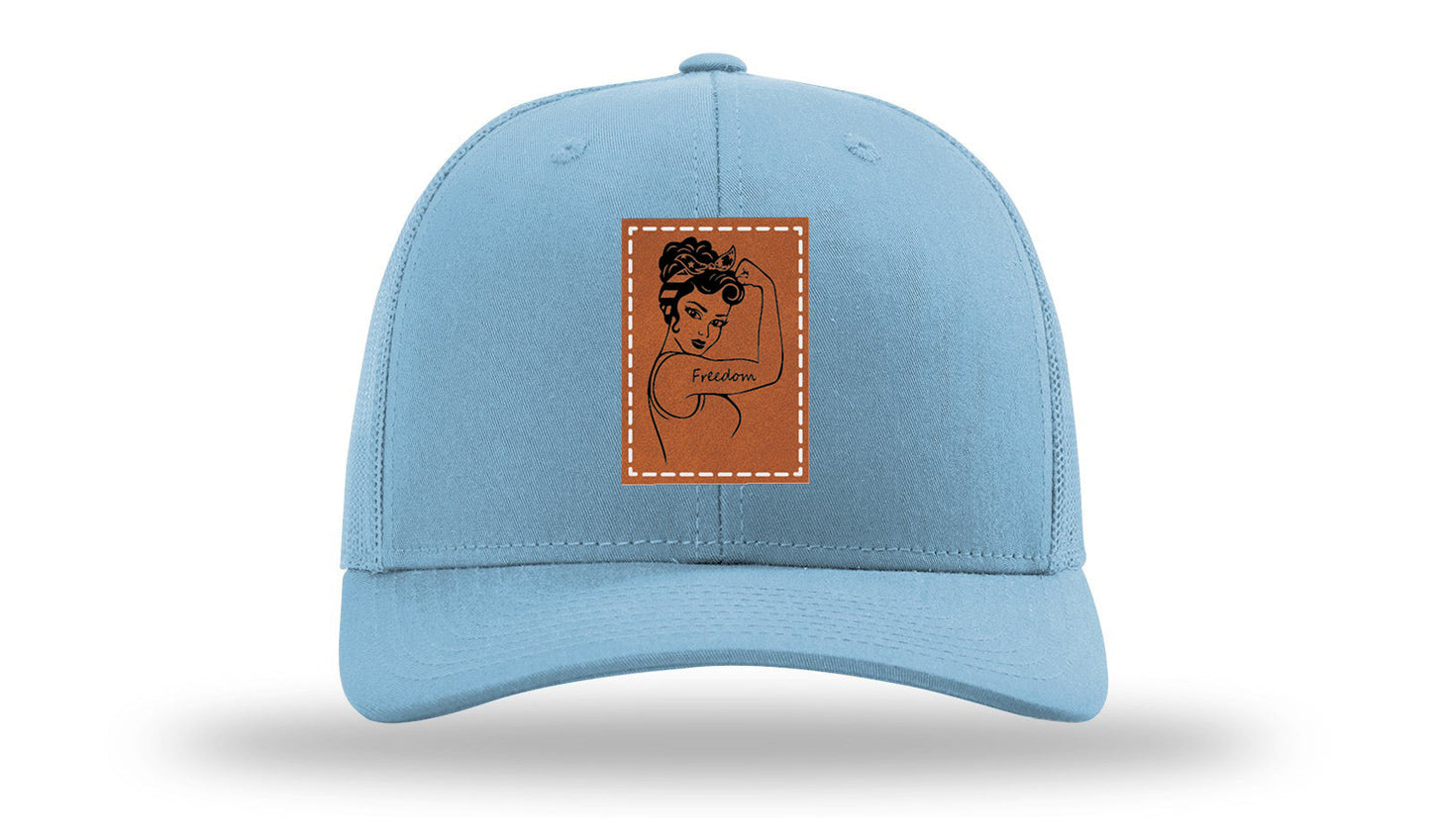 Freedom Girl Leather Patch Richardson 112 Hat