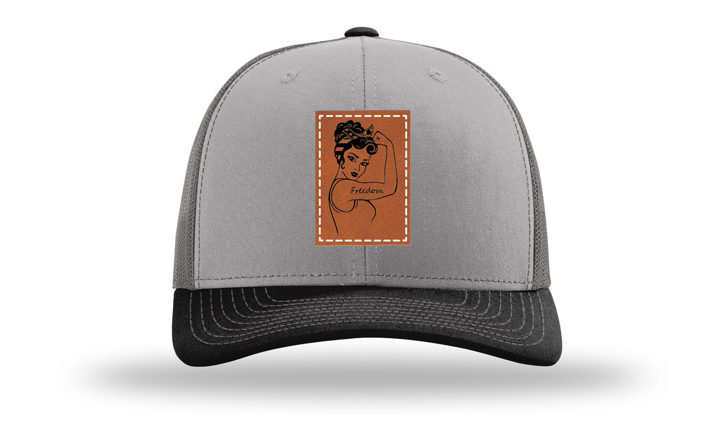 Freedom Girl Leather Patch Richardson 112 Hat