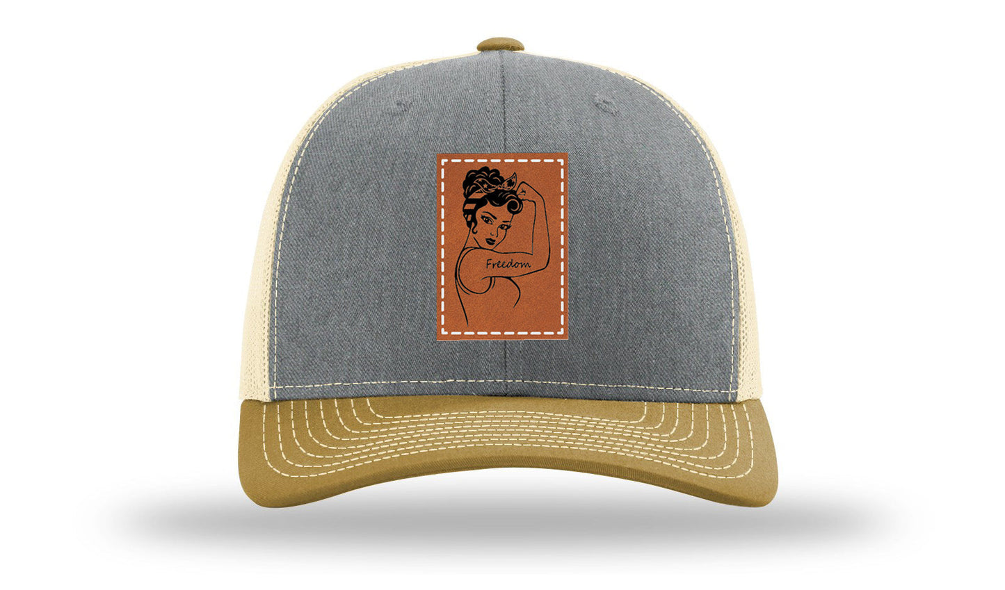 Freedom Girl Leather Patch Richardson 112 Hat