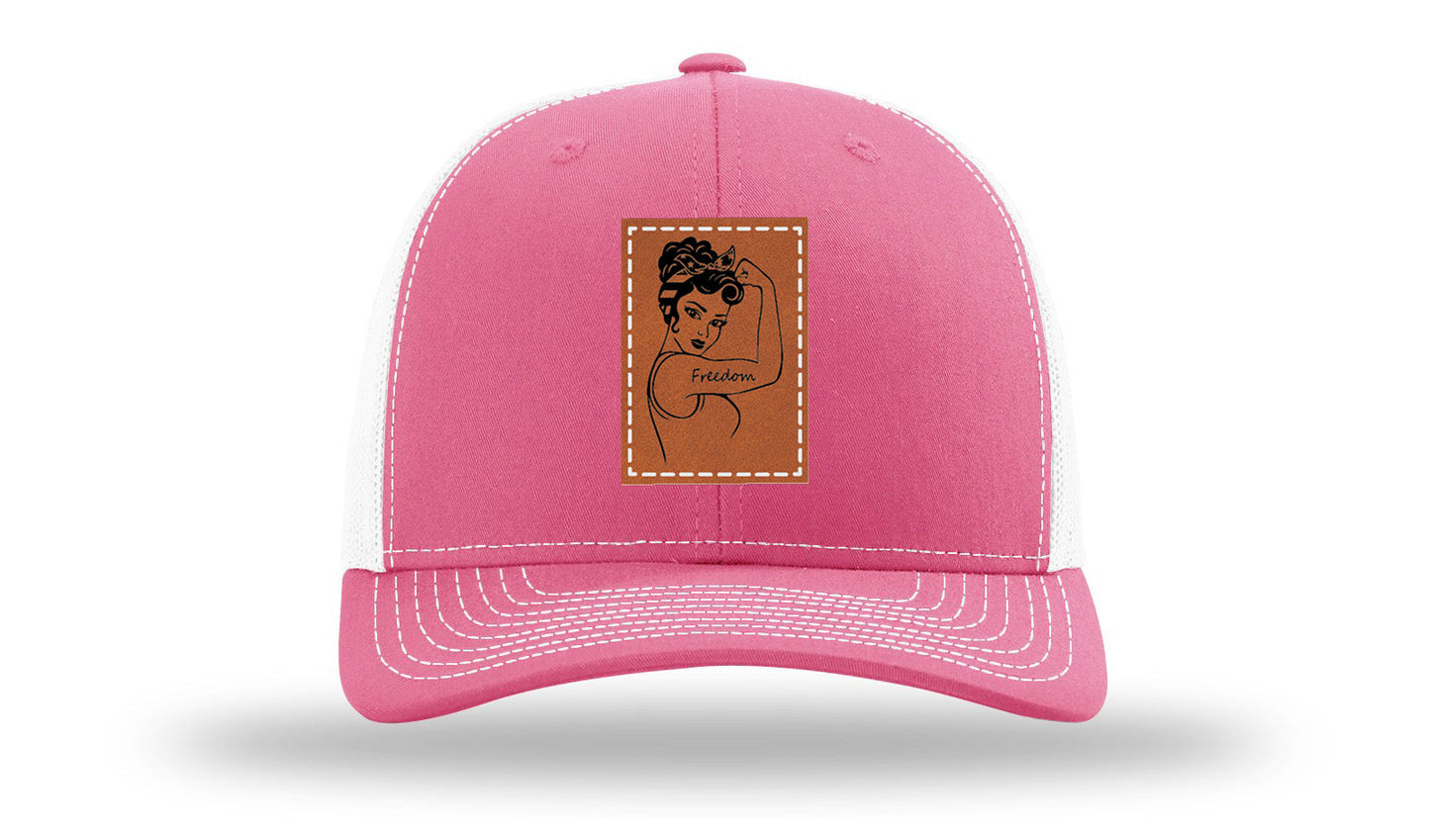 Freedom Girl Leather Patch Richardson 112 Hat