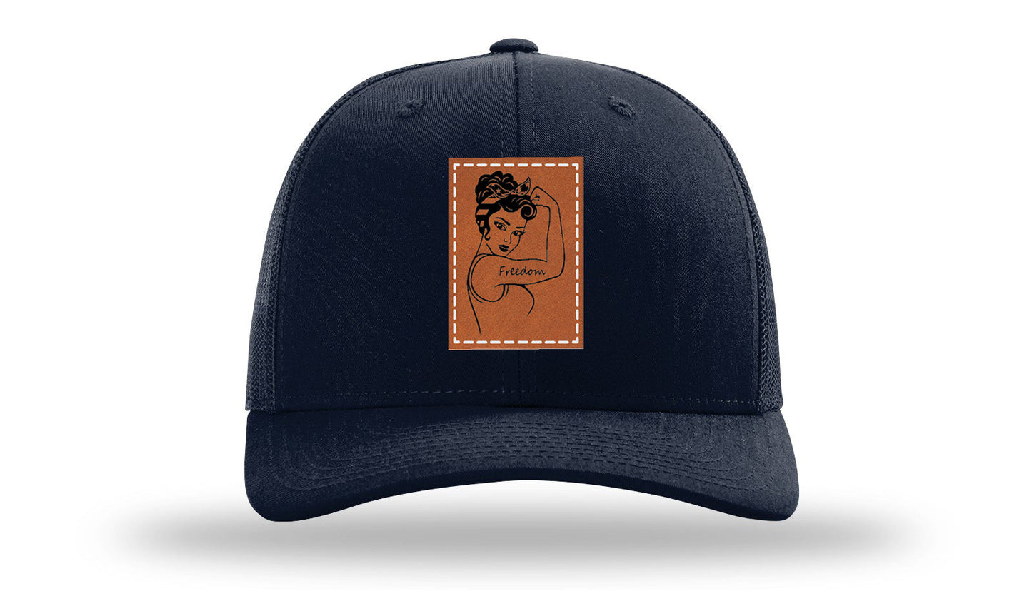 Freedom Girl Leather Patch Richardson 112 Hat