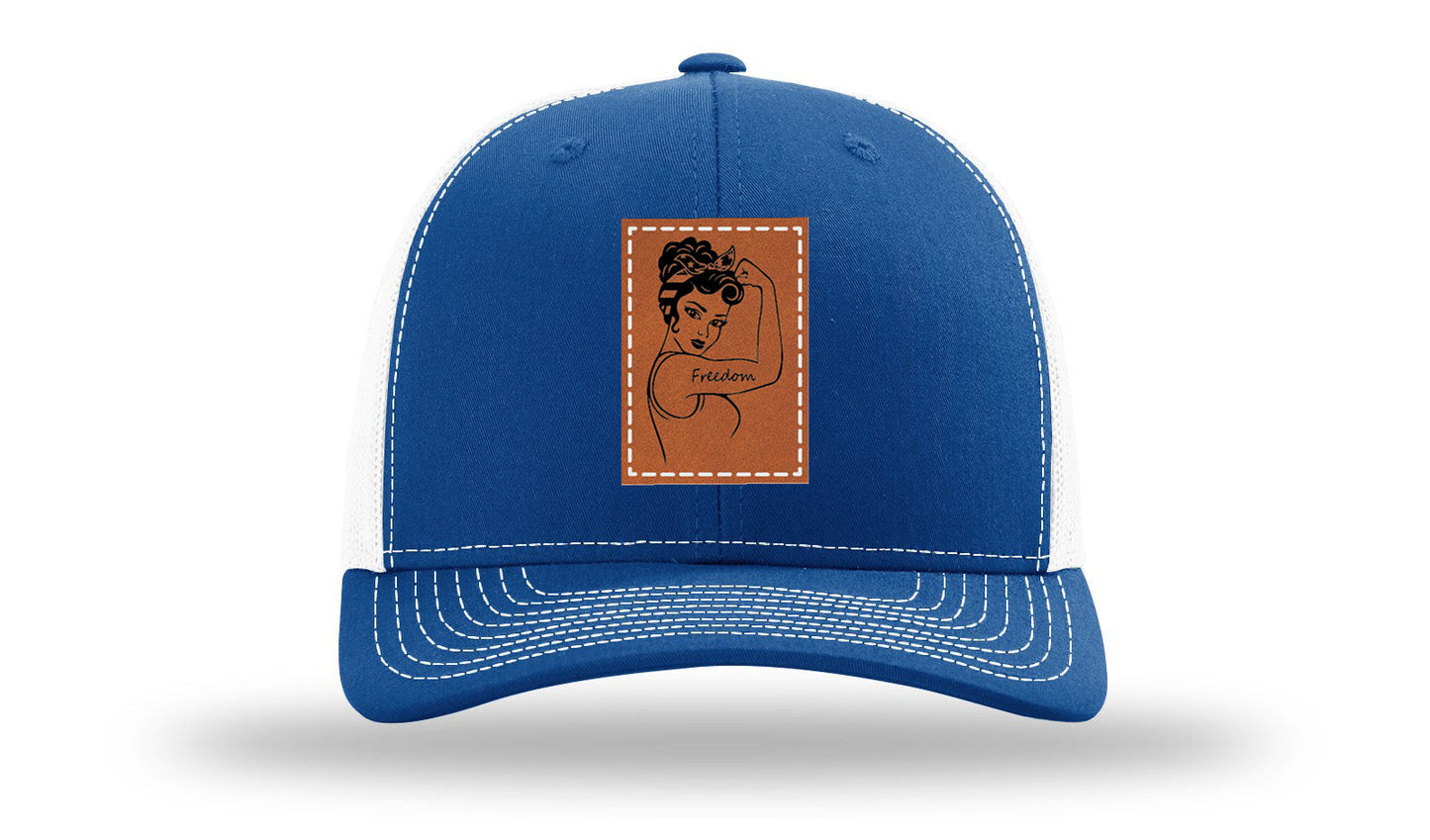 Freedom Girl Leather Patch Richardson 112 Hat