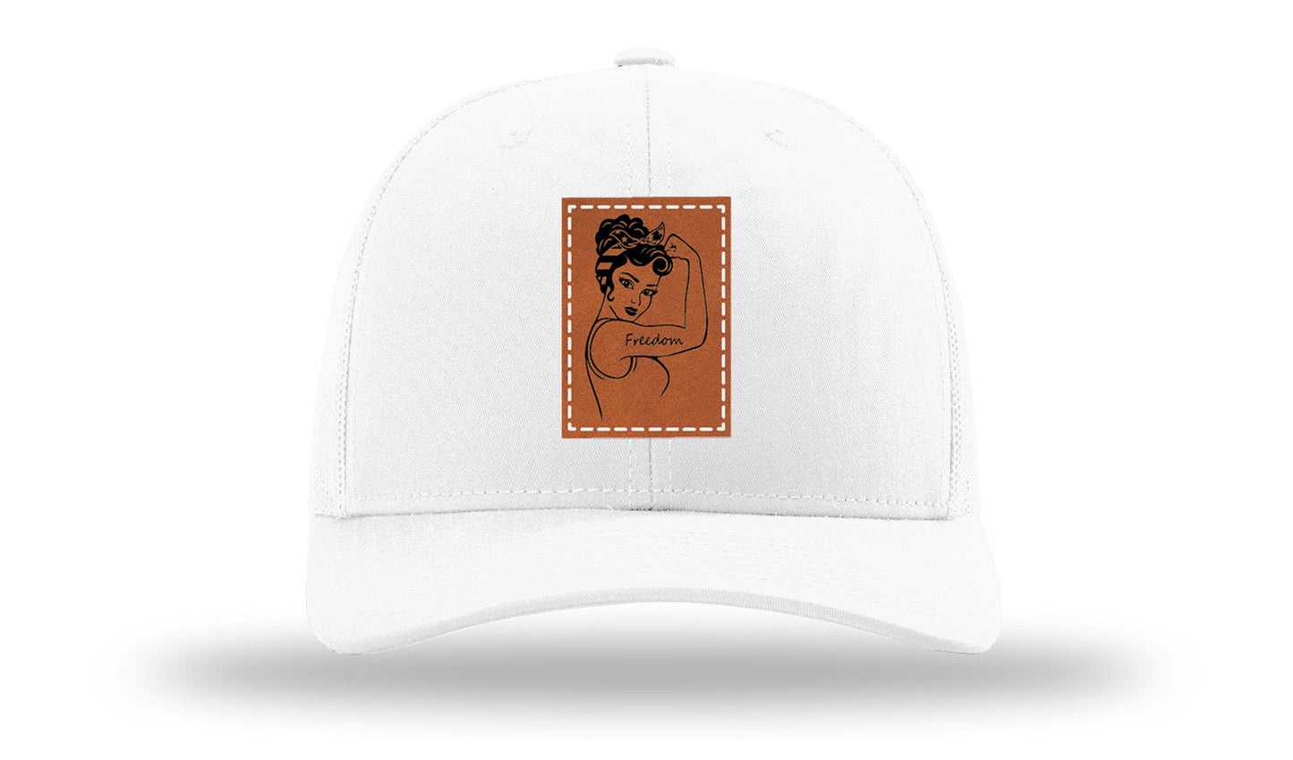Freedom Girl Leather Patch Richardson 112 Hat