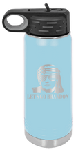 Load image into Gallery viewer, Trump Let&#39;s Go Brandon Laser Engraved Water Bottle (Etched)
