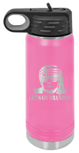 Load image into Gallery viewer, Trump Let&#39;s Go Brandon Laser Engraved Water Bottle (Etched)
