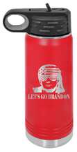 Load image into Gallery viewer, Trump Let&#39;s Go Brandon Laser Engraved Water Bottle (Etched)
