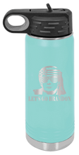 Load image into Gallery viewer, Trump Let&#39;s Go Brandon Laser Engraved Water Bottle (Etched)
