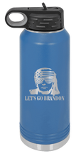 Load image into Gallery viewer, Trump Let&#39;s Go Brandon Laser Engraved Water Bottle (Etched)
