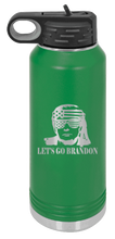 Load image into Gallery viewer, Trump Let&#39;s Go Brandon Laser Engraved Water Bottle (Etched)
