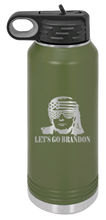 Load image into Gallery viewer, Trump Let&#39;s Go Brandon Laser Engraved Water Bottle (Etched)
