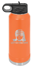 Load image into Gallery viewer, Trump Let&#39;s Go Brandon Laser Engraved Water Bottle (Etched)
