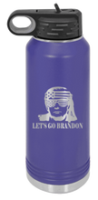 Load image into Gallery viewer, Trump Let&#39;s Go Brandon Laser Engraved Water Bottle (Etched)
