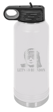 Load image into Gallery viewer, Trump Let&#39;s Go Brandon Laser Engraved Water Bottle (Etched)
