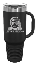 Load image into Gallery viewer, Trump Let&#39;s Go Brandon 40oz Handle Mug Laser Engraved
