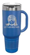 Load image into Gallery viewer, Trump Let&#39;s Go Brandon 40oz Handle Mug Laser Engraved
