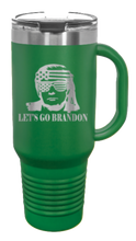 Load image into Gallery viewer, Trump Let&#39;s Go Brandon 40oz Handle Mug Laser Engraved
