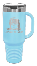 Load image into Gallery viewer, Trump Let&#39;s Go Brandon 40oz Handle Mug Laser Engraved
