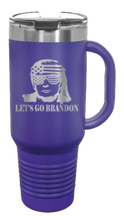 Load image into Gallery viewer, Trump Let&#39;s Go Brandon 40oz Handle Mug Laser Engraved
