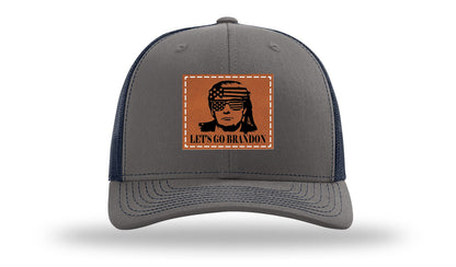 Trump - Let's Go Brandon Leather Patch Richardson 112 Hat