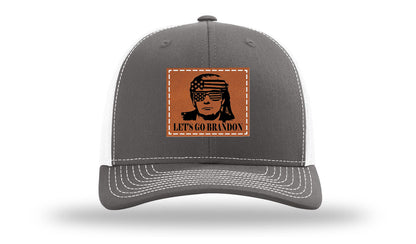 Trump - Let's Go Brandon Leather Patch Richardson 112 Hat