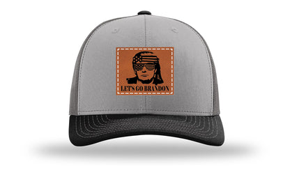 Trump - Let's Go Brandon Leather Patch Richardson 112 Hat