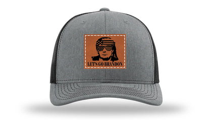 Trump - Let's Go Brandon Leather Patch Richardson 112 Hat