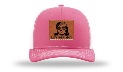 Trump - Let's Go Brandon Leather Patch Richardson 112 Hat