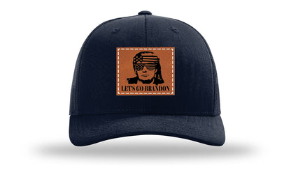 Trump - Let's Go Brandon Leather Patch Richardson 112 Hat