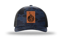 Load image into Gallery viewer, Liberty Leather Patch Richardson 112 Duck Camo Hat
