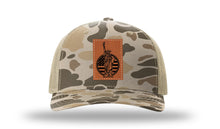 Load image into Gallery viewer, Liberty Leather Patch Richardson 112 Duck Camo Hat
