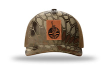 Load image into Gallery viewer, Liberty Leather Patch Richardson 112 Duck Camo Hat
