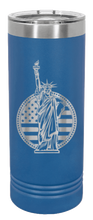 Load image into Gallery viewer, Liberty Laser Engraved Skinny Tumbler (Etched)
