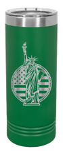 Load image into Gallery viewer, Liberty Laser Engraved Skinny Tumbler (Etched)
