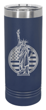 Load image into Gallery viewer, Liberty Laser Engraved Skinny Tumbler (Etched)
