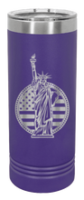 Load image into Gallery viewer, Liberty Laser Engraved Skinny Tumbler (Etched)
